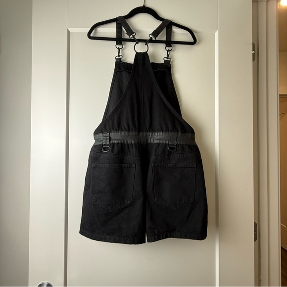 Killstar Overalls Mini Women’s XL Bibs Onesie Goth Punk Dollskill hex pentagram - Picture 14 of 16